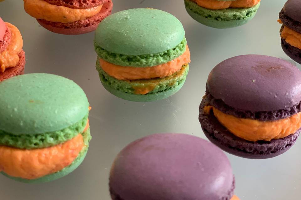 Macaron de pato ibérico