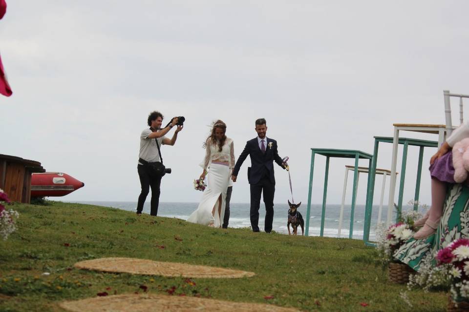 Entrada de los novios