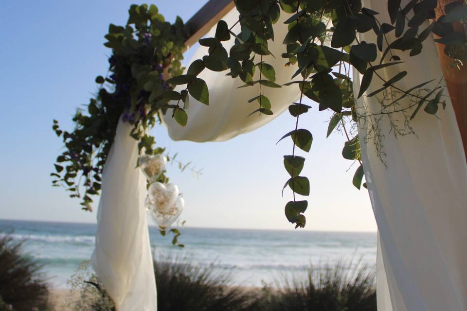 Detalles arco nupcial