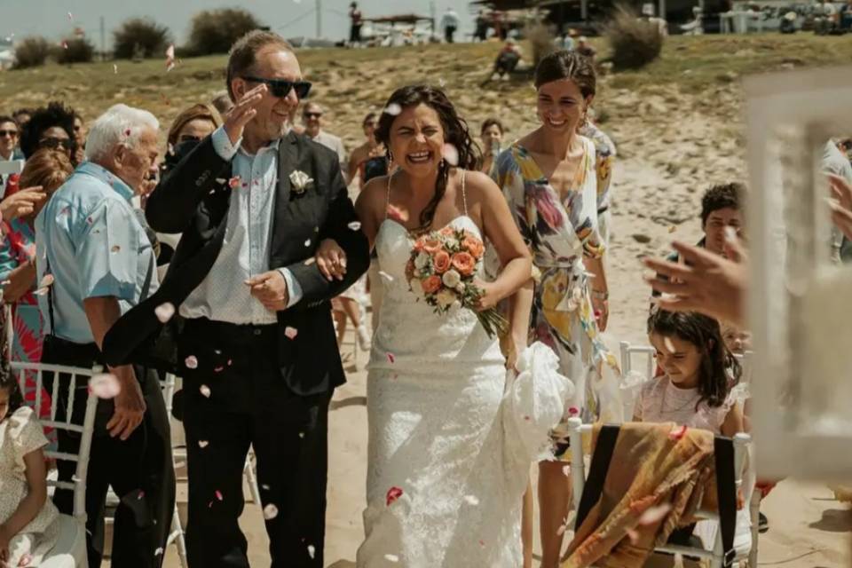 La entrada de la novia
