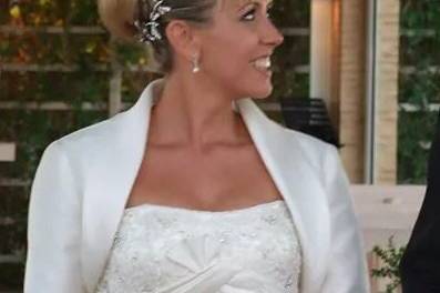 Recogido y maquillaje de novia