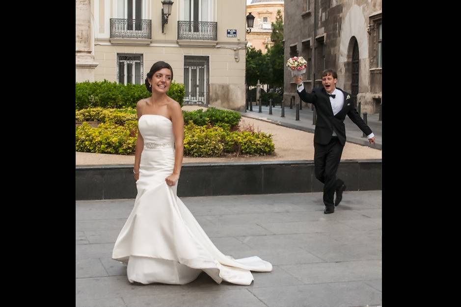 Preparativos de la novia