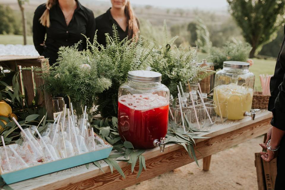 Mesa de limonada