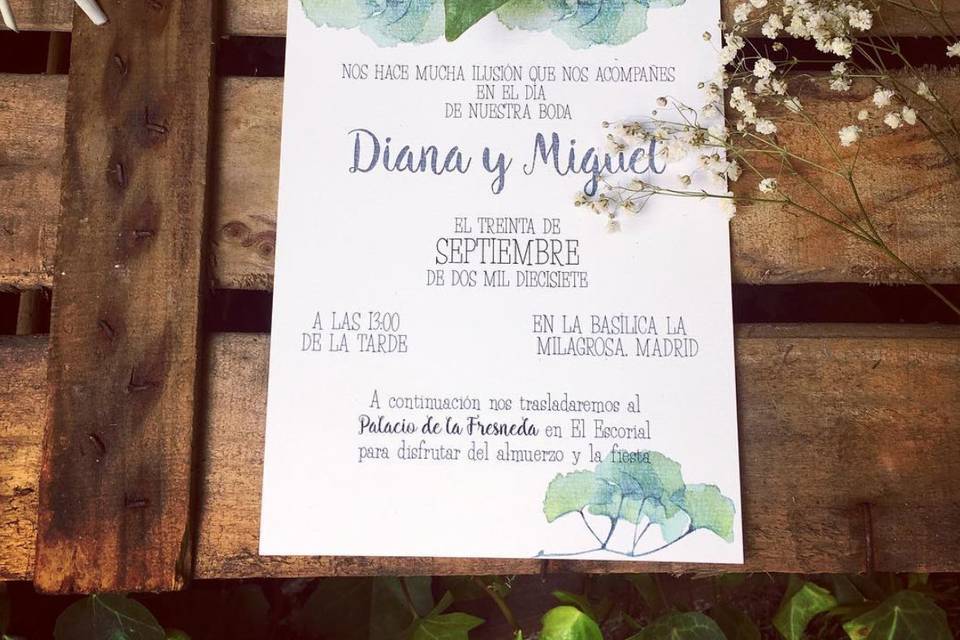 Invitaciones tu día perfecto