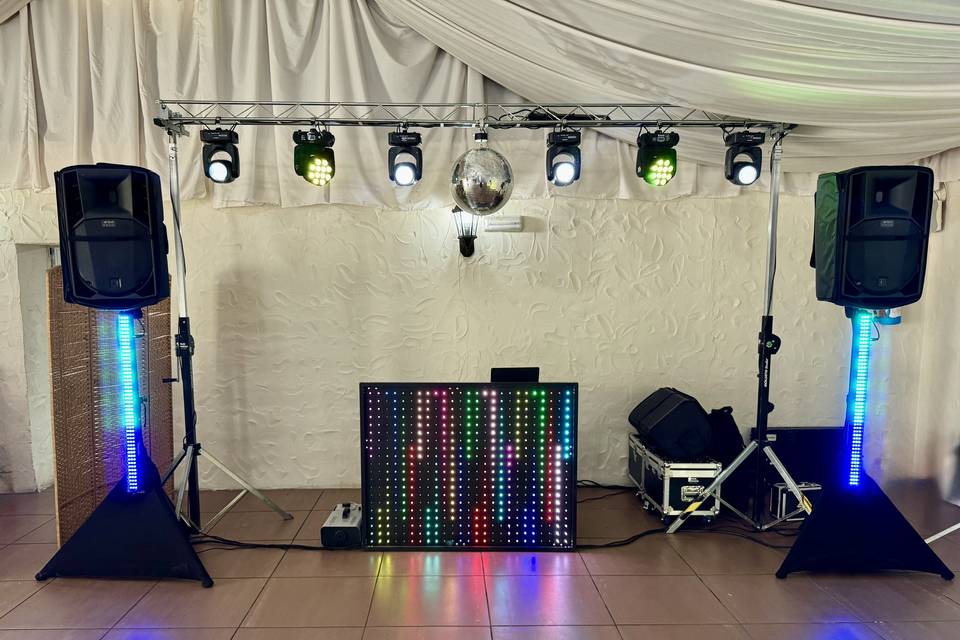 Set standard + bola disco