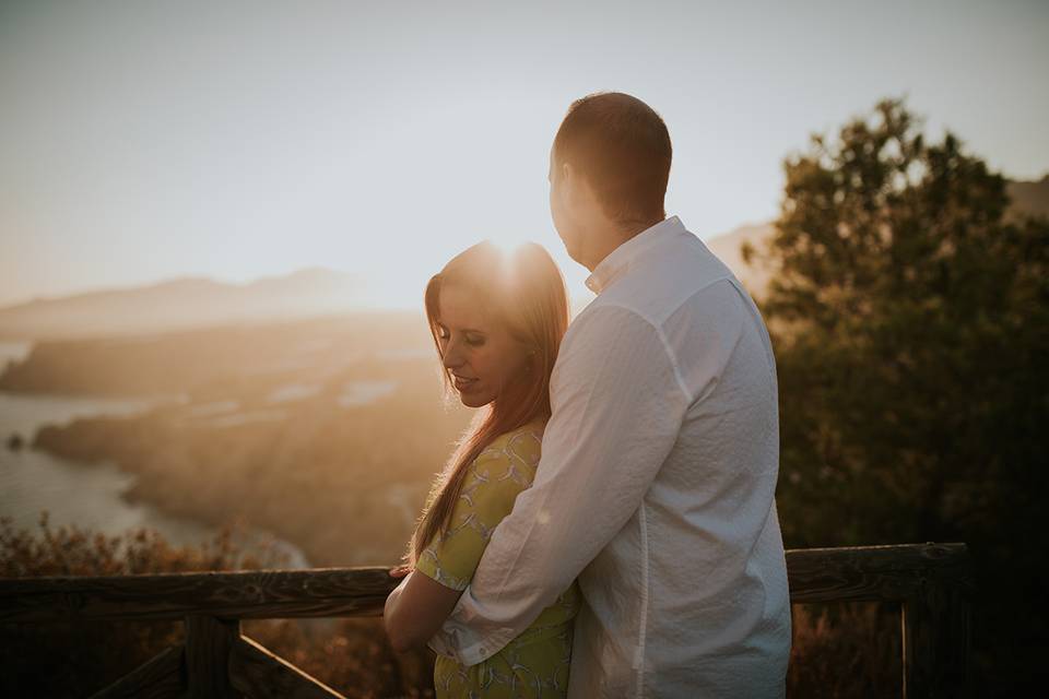 Novia y lencería