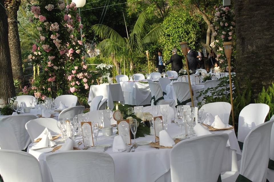 Banquete en el exterior