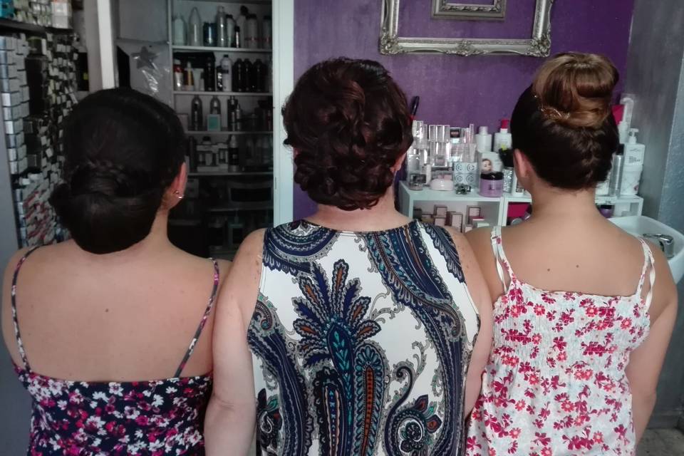 Listas para la boda