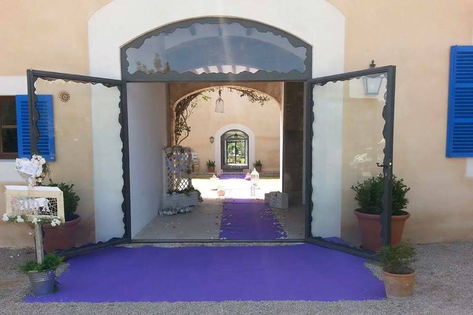 Alfombra de bienvenida