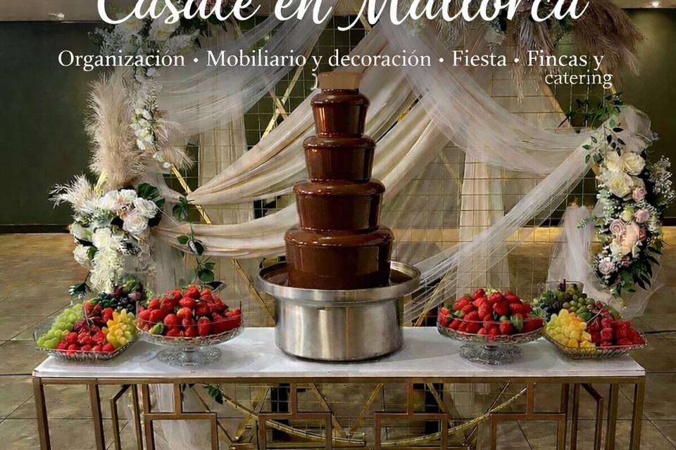 Fuente de chocolate