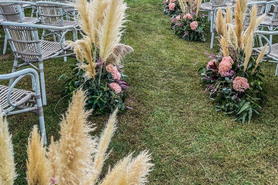 Ceremonia en el jardín