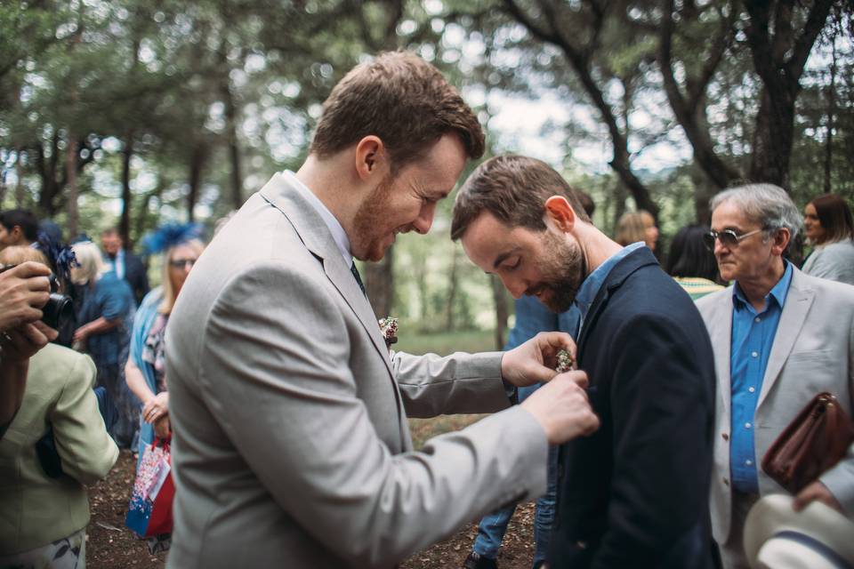 Momentos de una boda