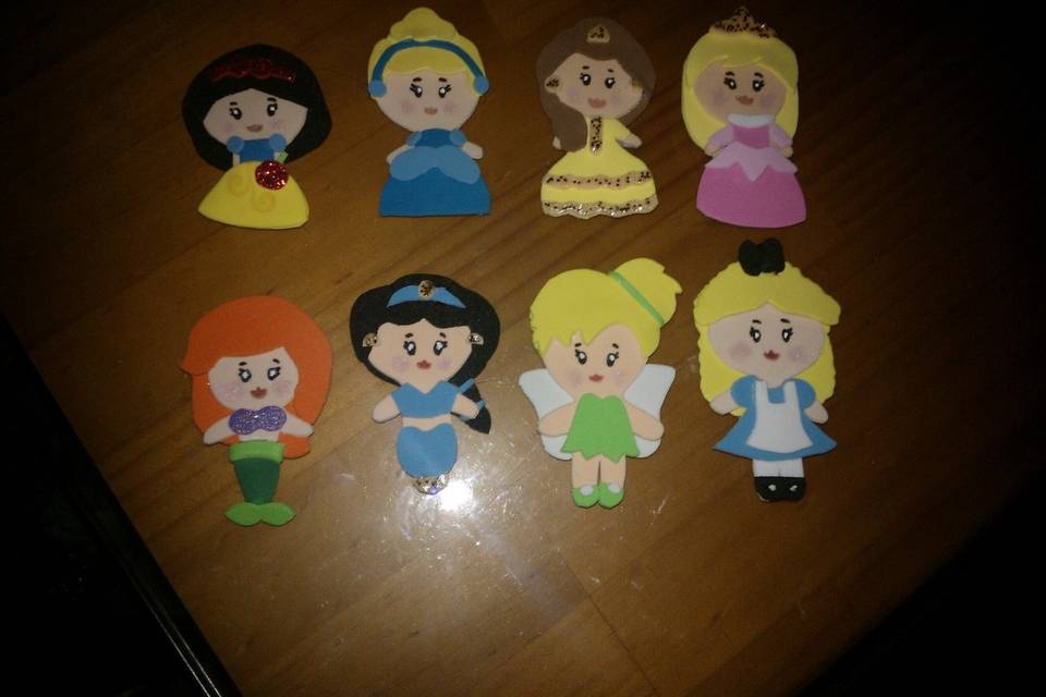 Fofuchas planas de princesas