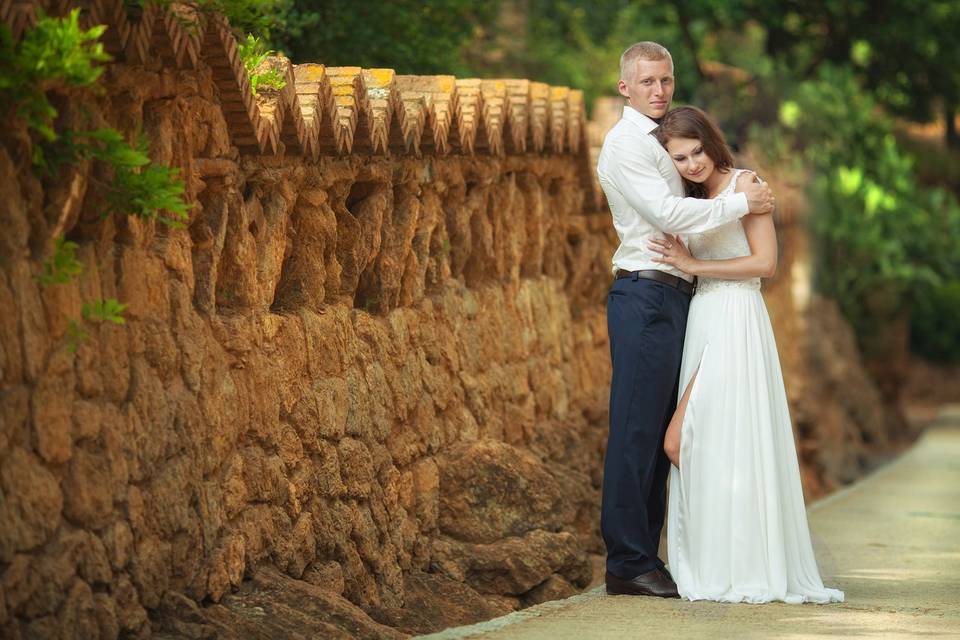 Boda en parque Guel