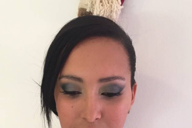 Leysi prueba maquillaje