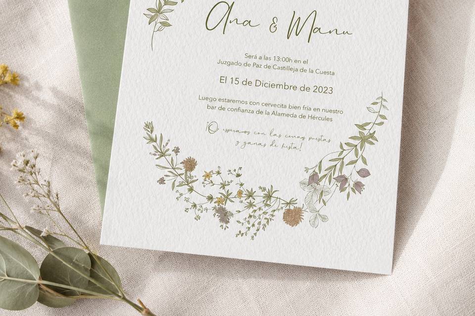 Invitaciones de boda