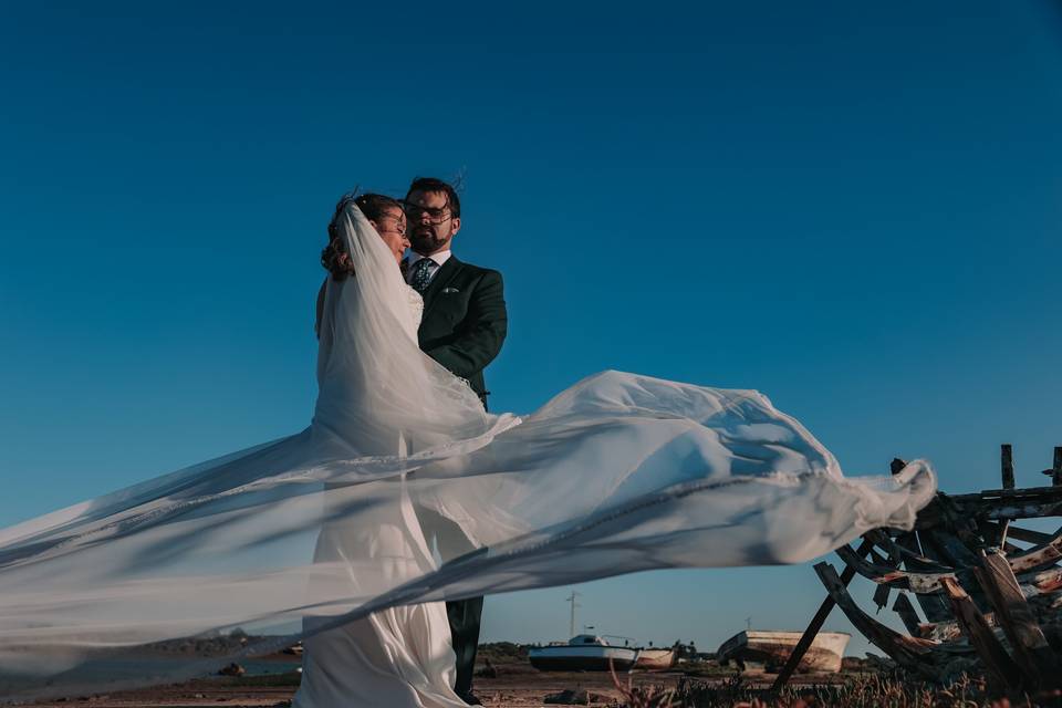 Postboda en la playa