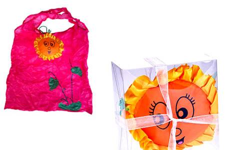 Bolsa plegable girasol