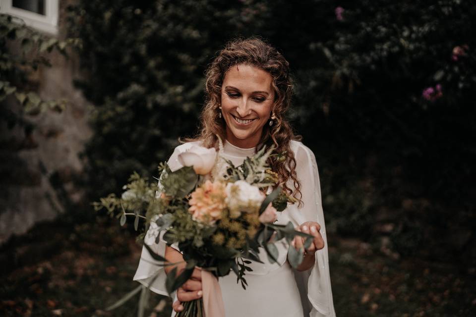 Maquillaje y trenza Novia