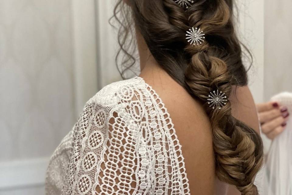 Maquillaje y peinado Novia