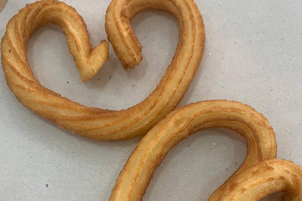 Churro de corazón