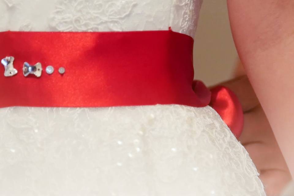 Detalles del vestido