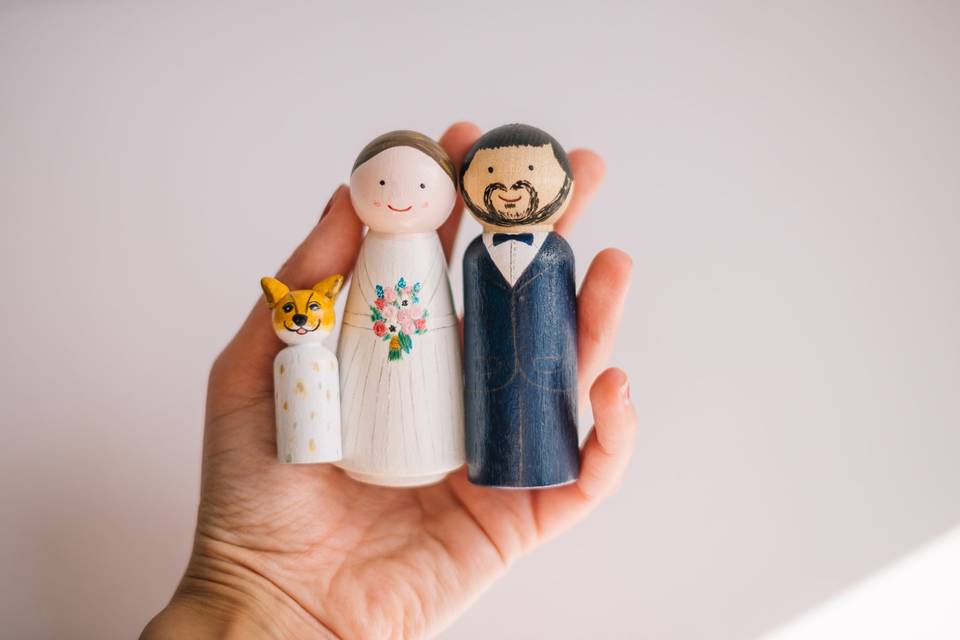 Wedding cake toppers