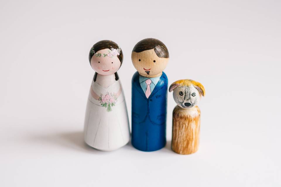 Figuras Tarta de Boda únicas