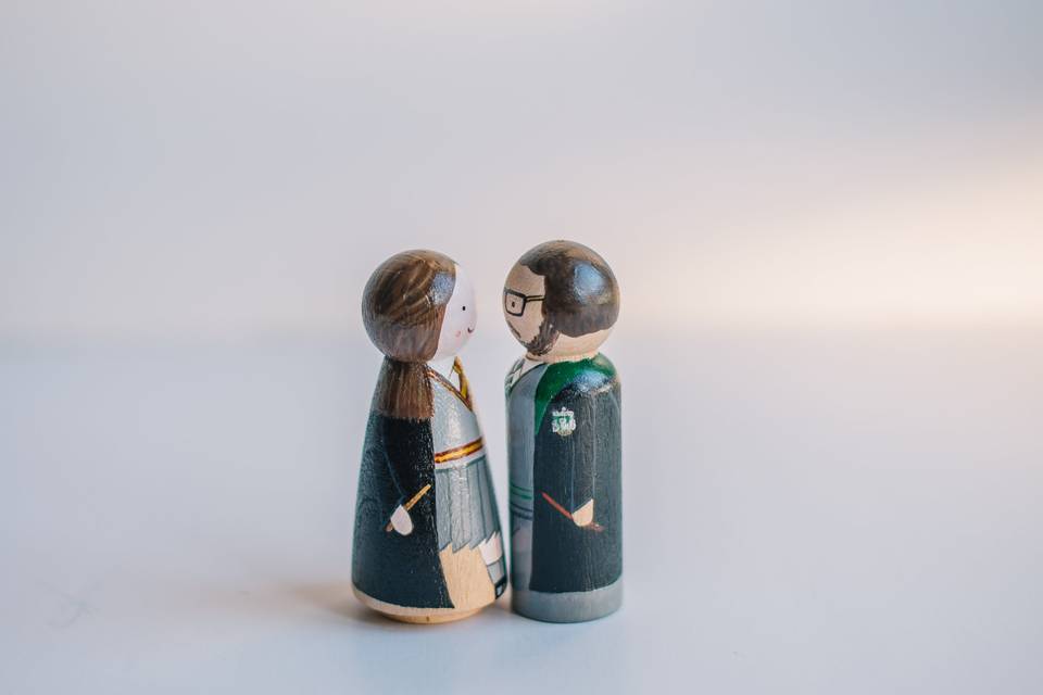 HP wedding caketoppers