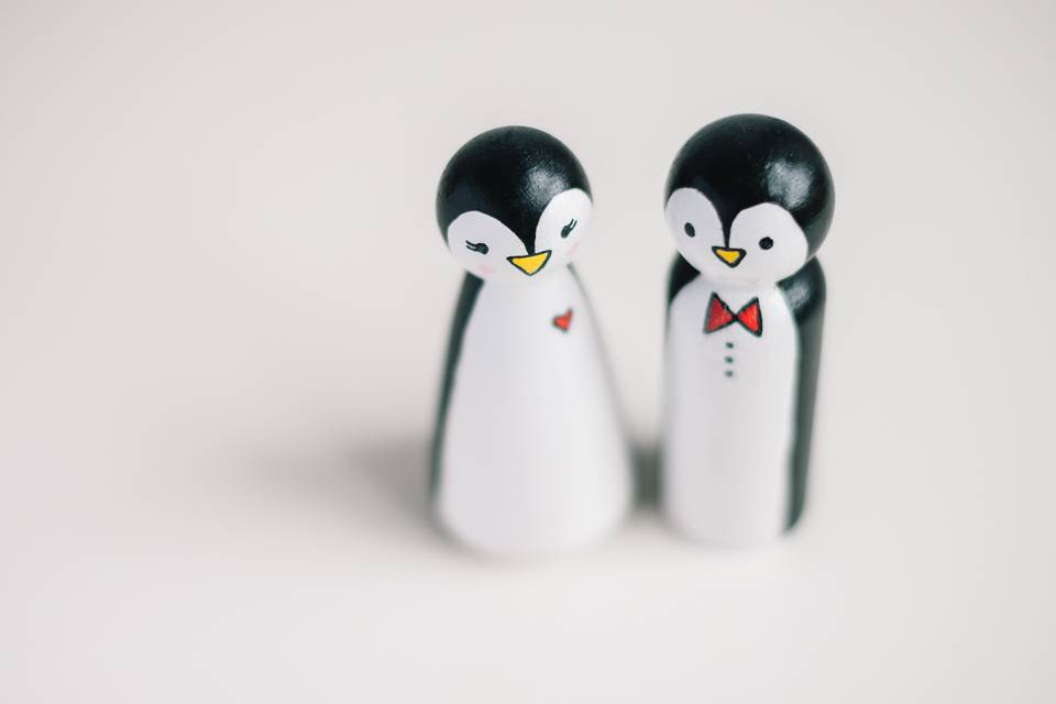 Detalle pingüinos
