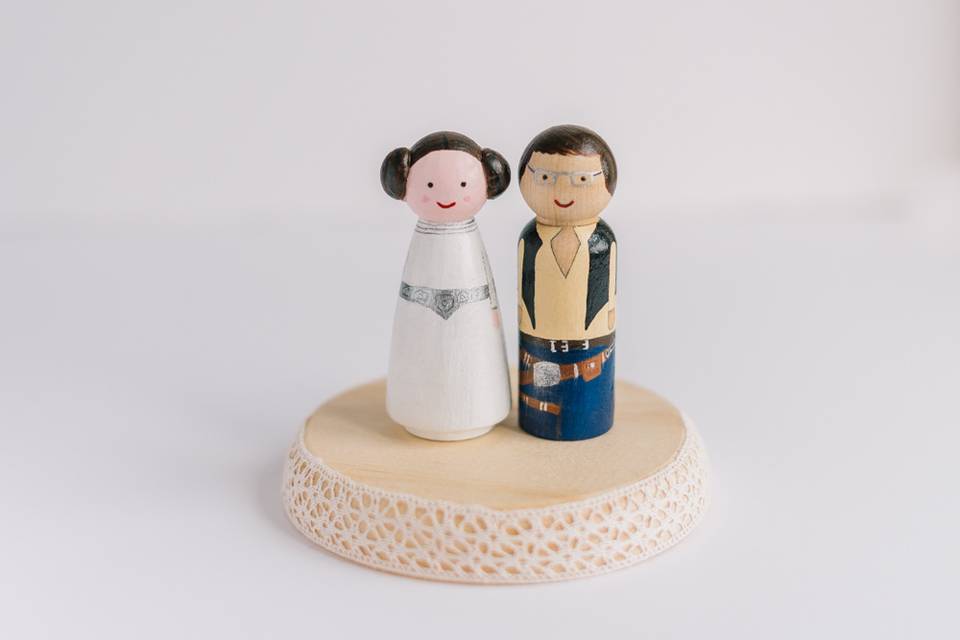 Figuras Boda Star Wars