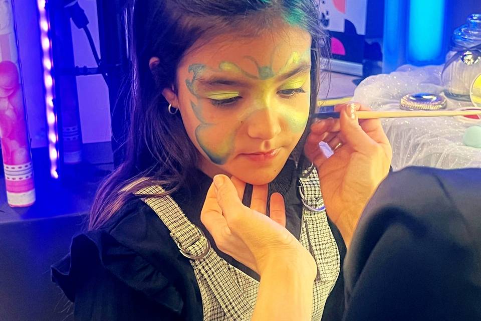 Maquillaje de fantasía mariposa