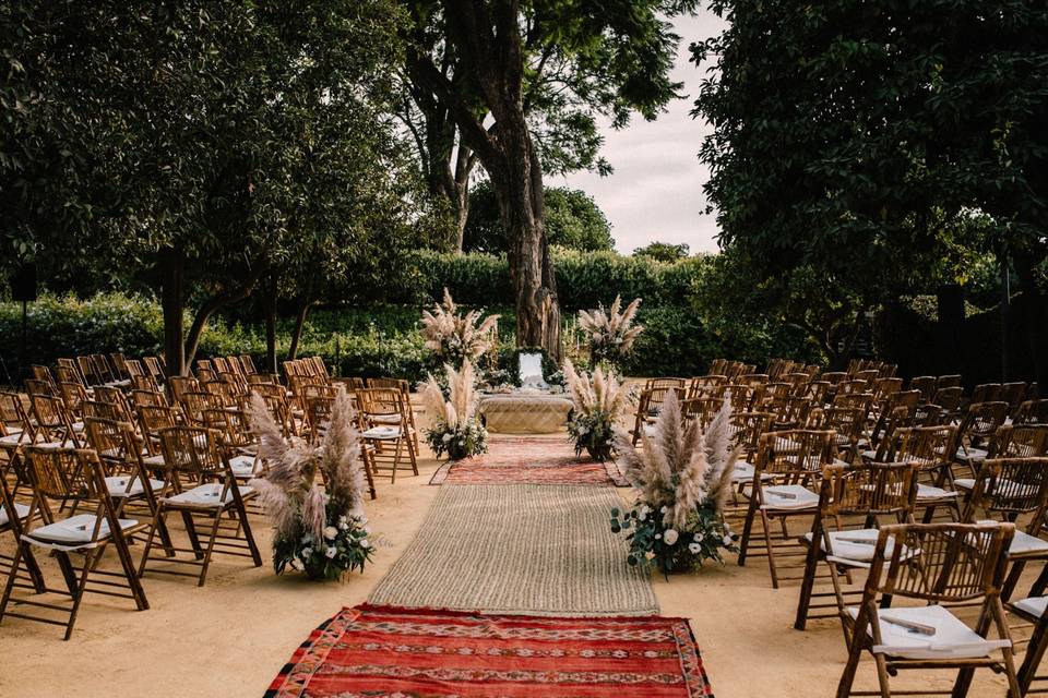 Decoración de ceremonia