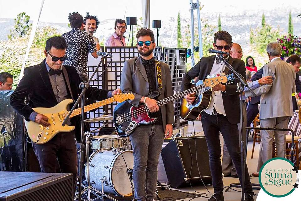 Grupo musical en tu boda