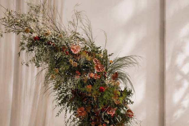 Decoración en tonos otoñales