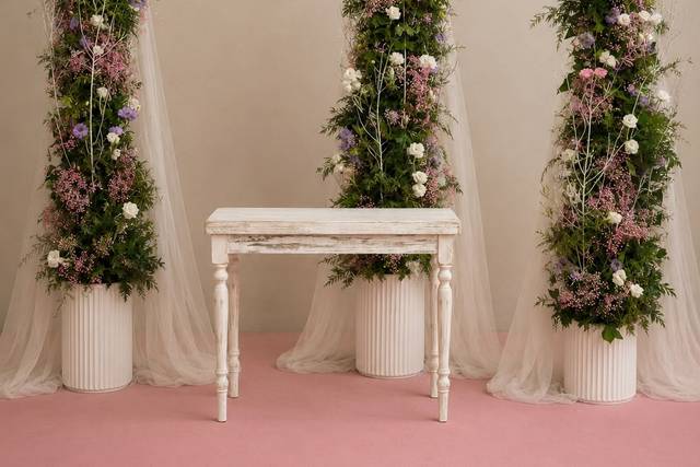 Decoración columnas con base