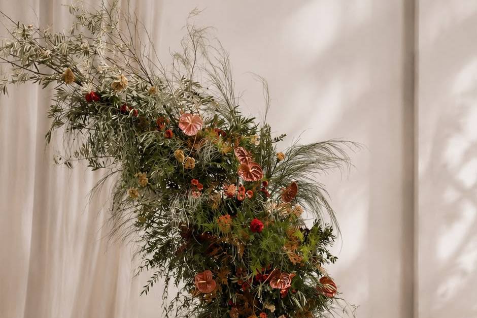 Decoración en tonos otoñales
