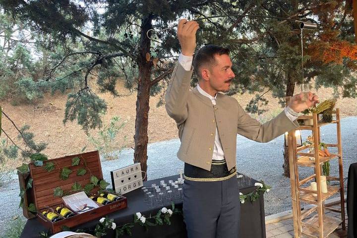 Venenciador profesional bodas