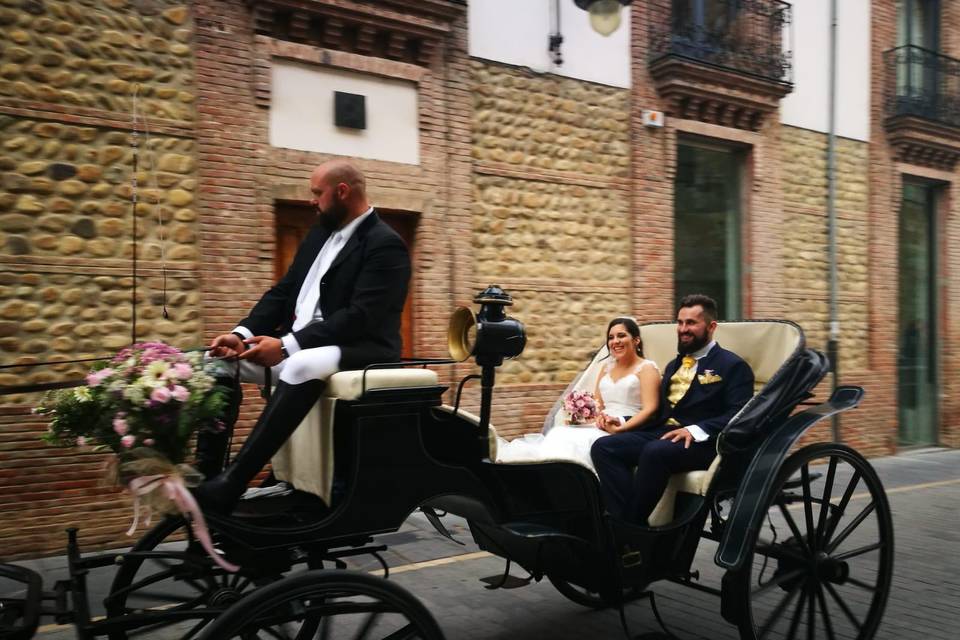 Primer paseo como casados