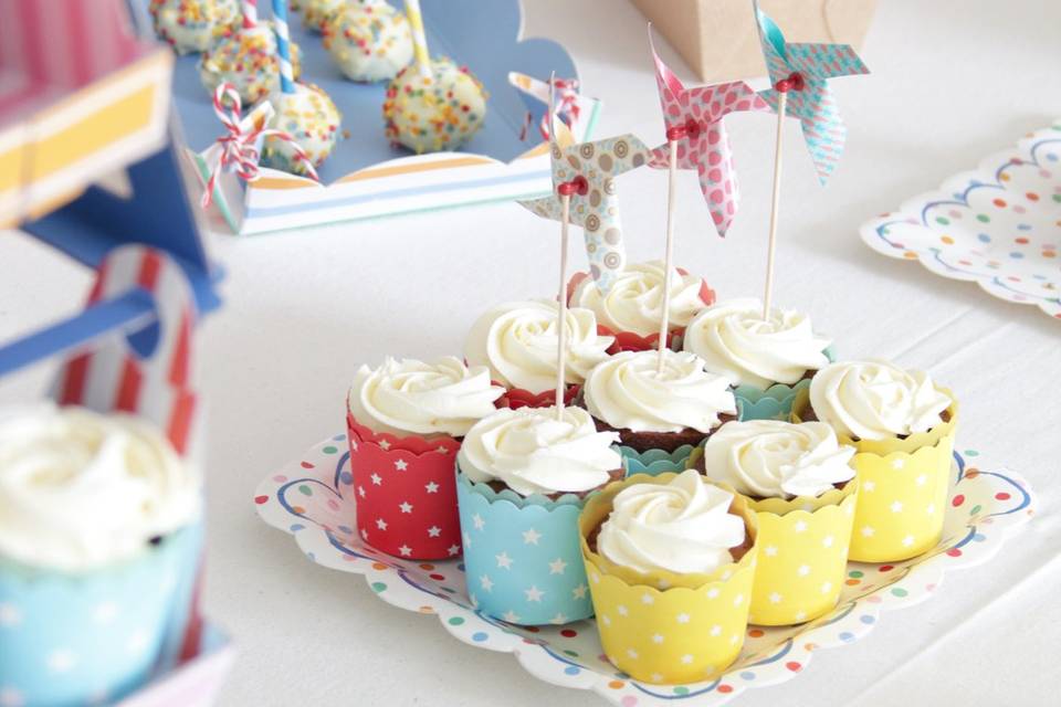 Mesa dulce para niños en boda