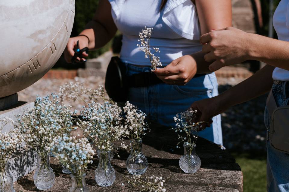 Arreglo_flores_detalle_vasos_cristal
