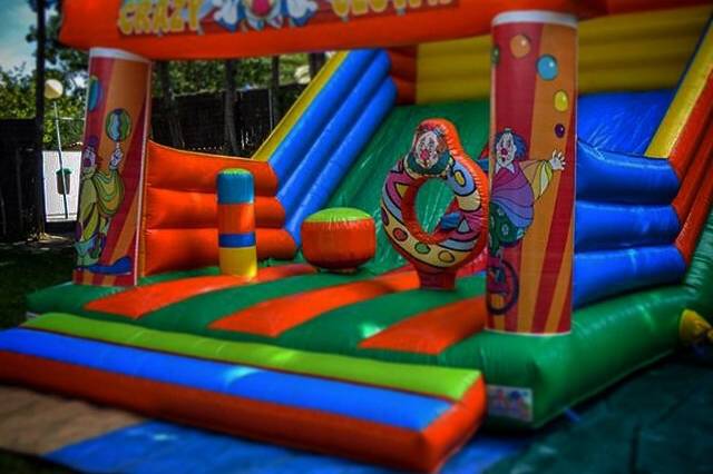 Jardín para juegos infantiles