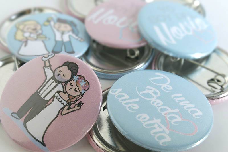 Chapas para bodas