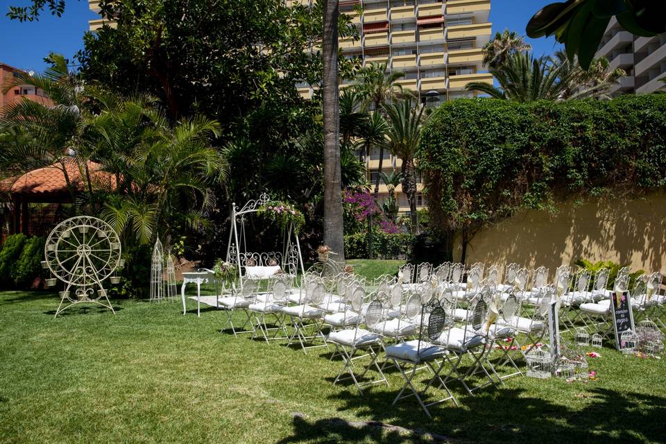 Ceremonia en Jardín Principal