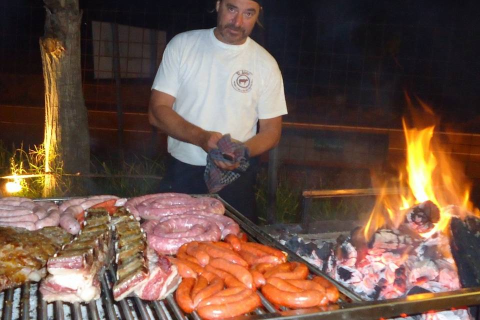 Asado argentino el asador