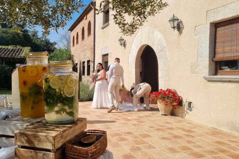 Destination wedding catering