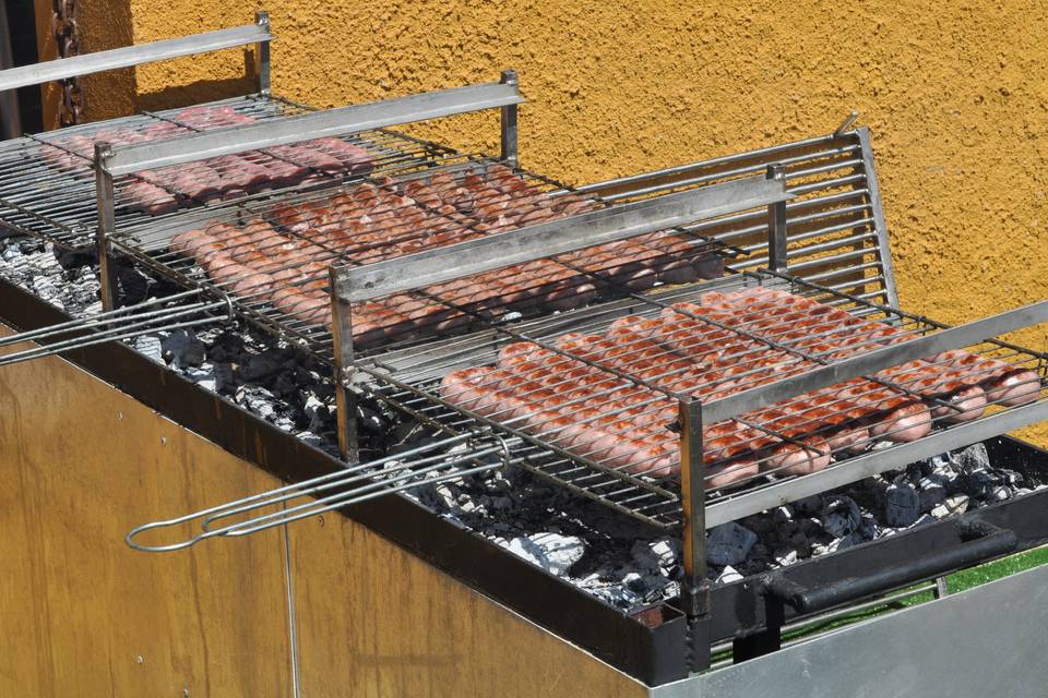 Asado argentino el asador