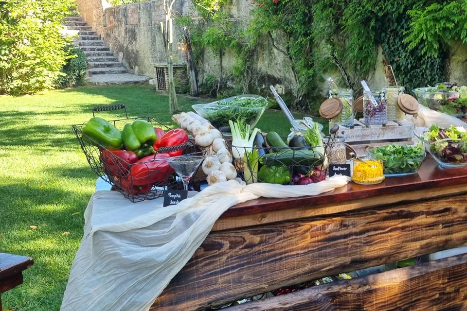 Verduras a las brasas