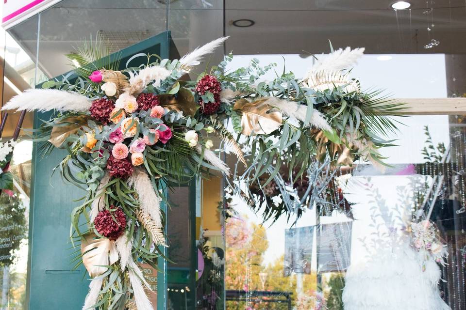 Arco de boda para exteriores