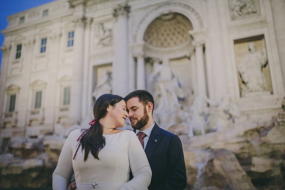 Postboda en Roma